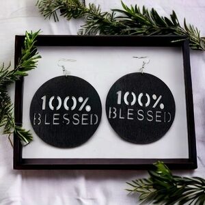 100% Blessed Earrings - NWT Bohemian Christian Faith Jewelry & Cross Accessories